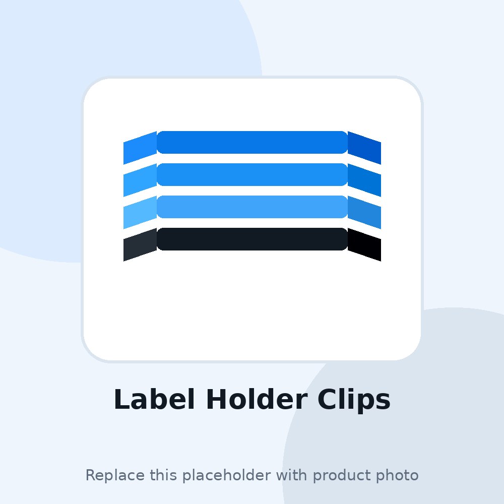 Label Holder Clips product image